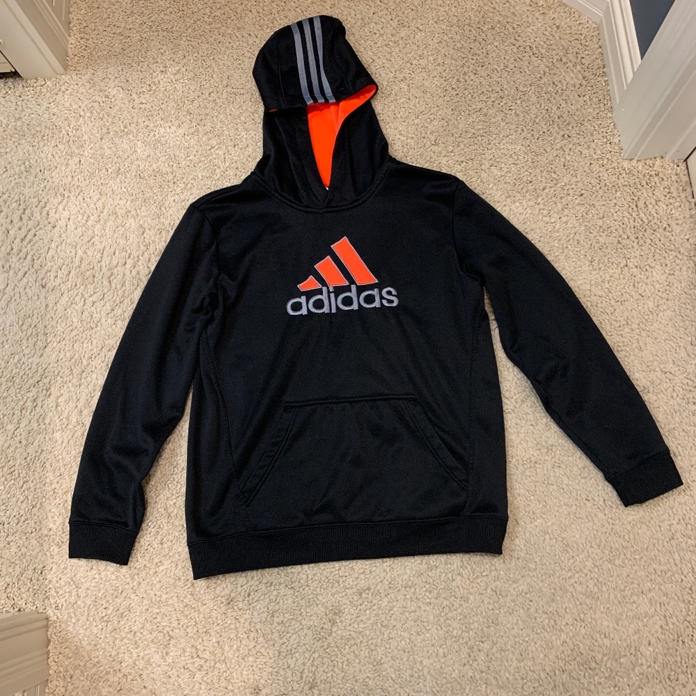 Adidas Sweatshirt Hoodie Boys Large 14/16